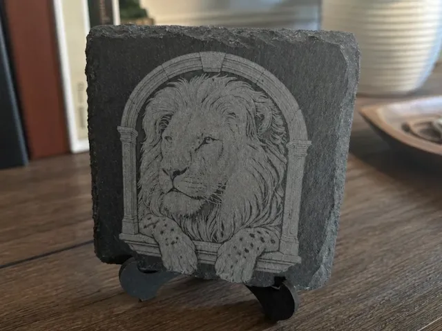 "King of the Castle" Majestic Lion Coaster