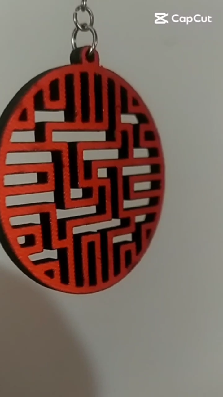 Pendientes/colgante circular esvástica