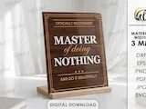 [Laser cut and engrave] 3D Funny Desk Signs Bundle. Sarcastic Office Plaque Laser Cut Files. Humor Work Decor. Drama Queen SVG. Overthinker. Bad Bitch. Personalized