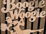 [Laser cut and engrave] Boogie Woogie Wall Sign with Dancing Couple Silhouette
