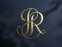 [Laser cut and engrave] JR Elegant Interwoven Monogram Logo