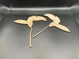 [Laser cut and engrave] Lesezeichen aus Holz mit Blumenmotiv