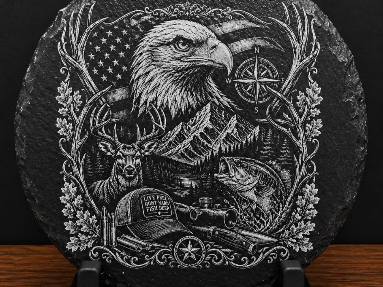 American Eagle Wildlife Slate Coater