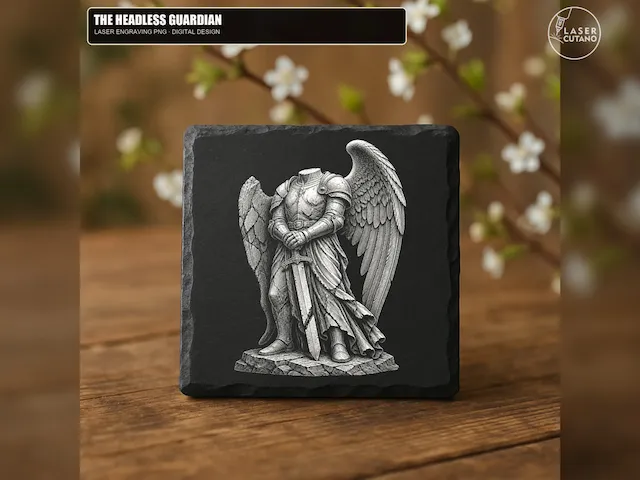 The Headless Guardian - 1 Laser Engraving PNG Design