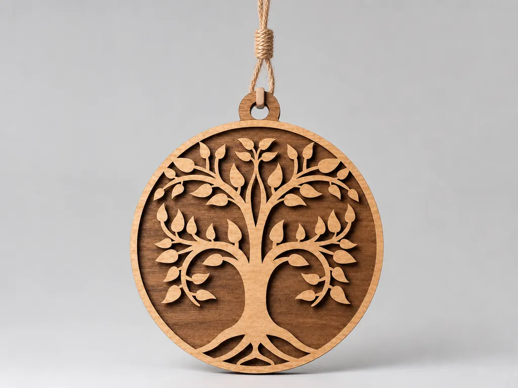Tree of Life Round Hanging Ornament