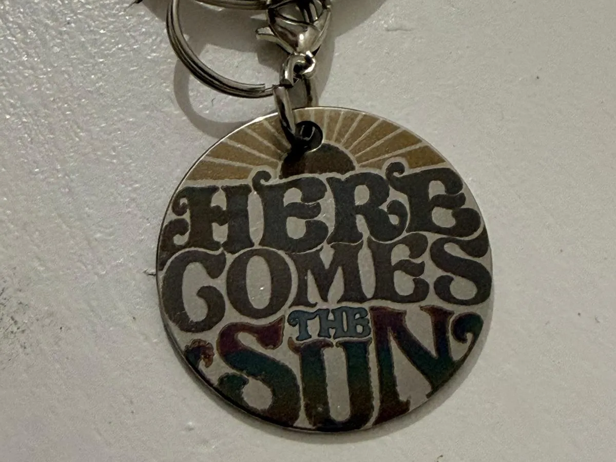 ROUND STAINLESS STEEL KEY CHAIN