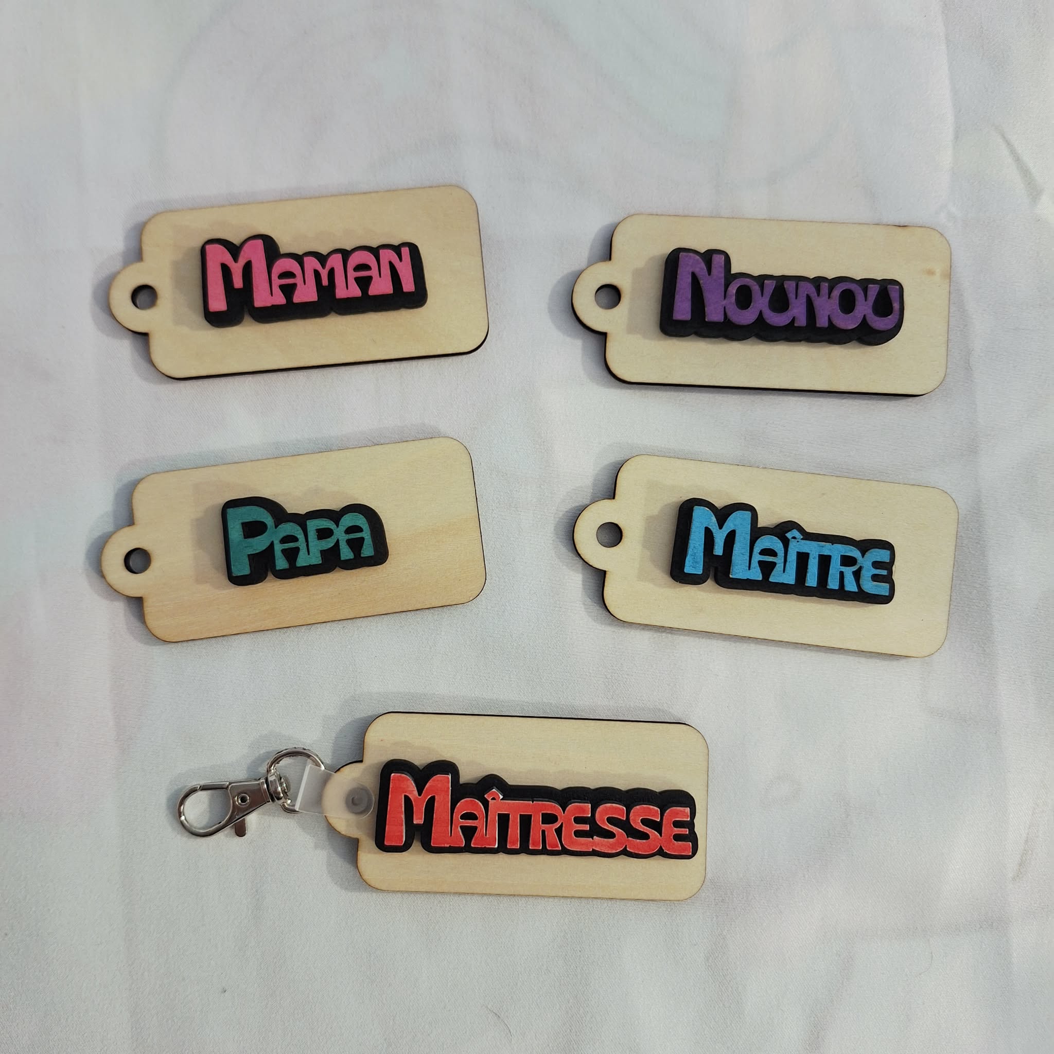 [Laser cut and engrave] Porte-clé