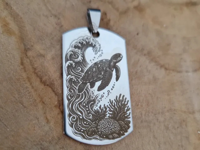 plaque militaire tortue de mer