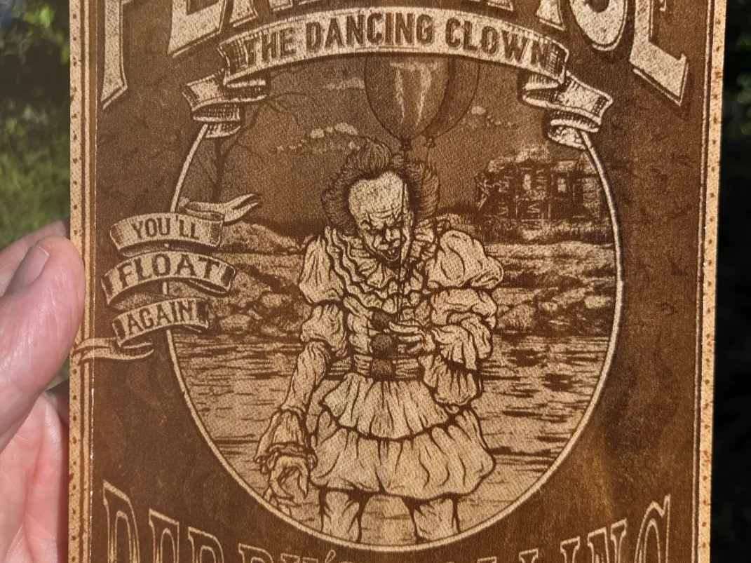Pennywise the Dancing Clown Horror Movie Wall Art