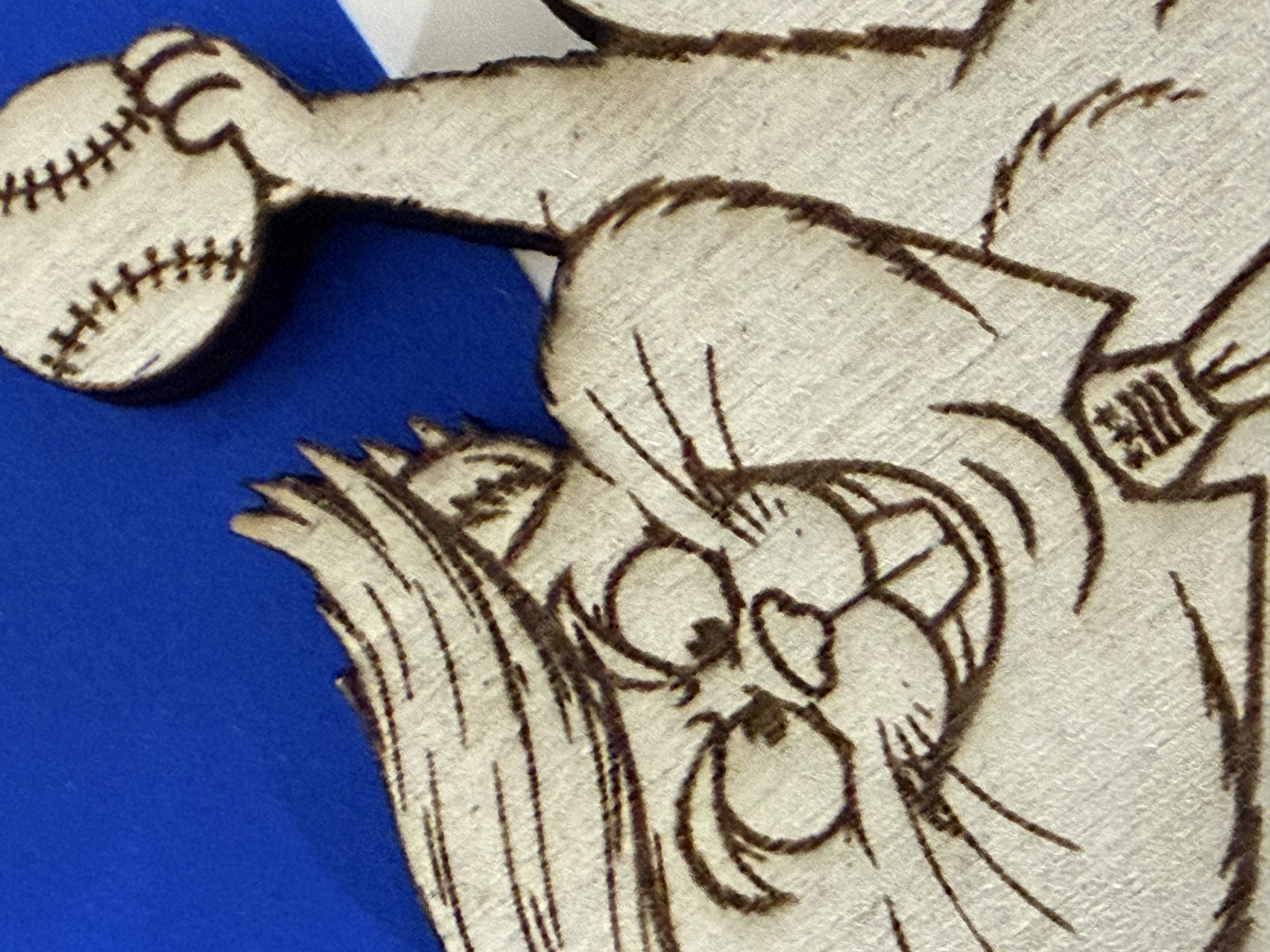 [Laser cut and engrave] Screwball the Squirrel - Politician Magnifico