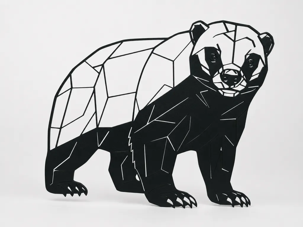 Honey Badger wall art