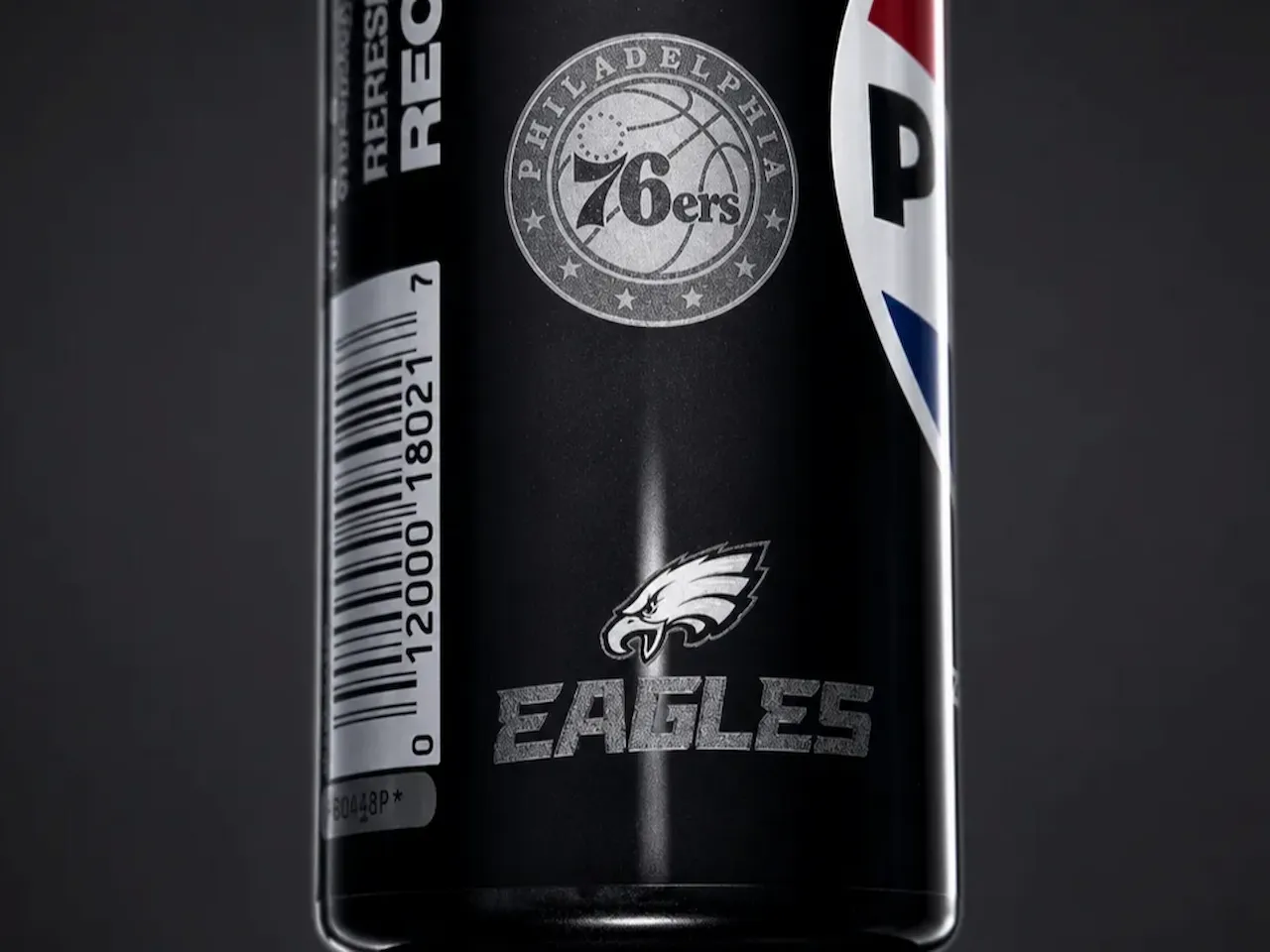 [Laser cut and engrave] Philadelphia 76ers and Eagles sports team logo beverage can