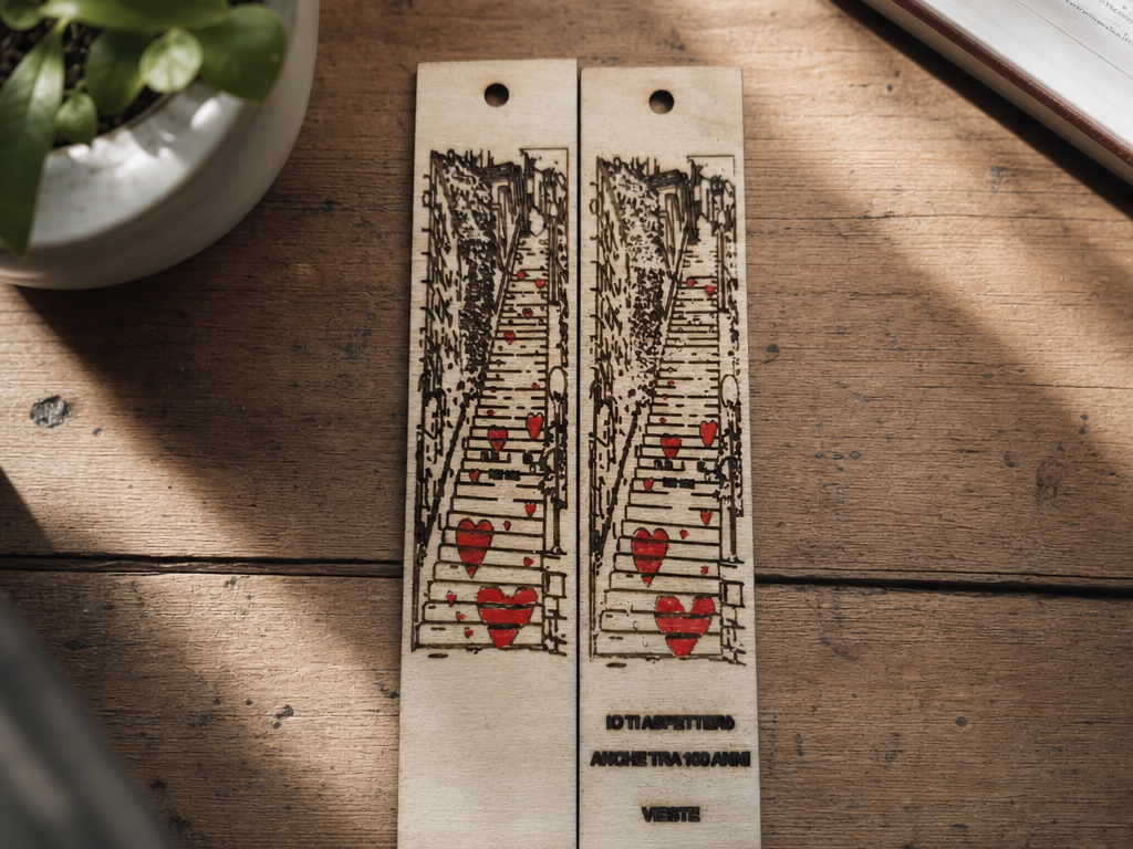 segnalibro scalinata dell'amore