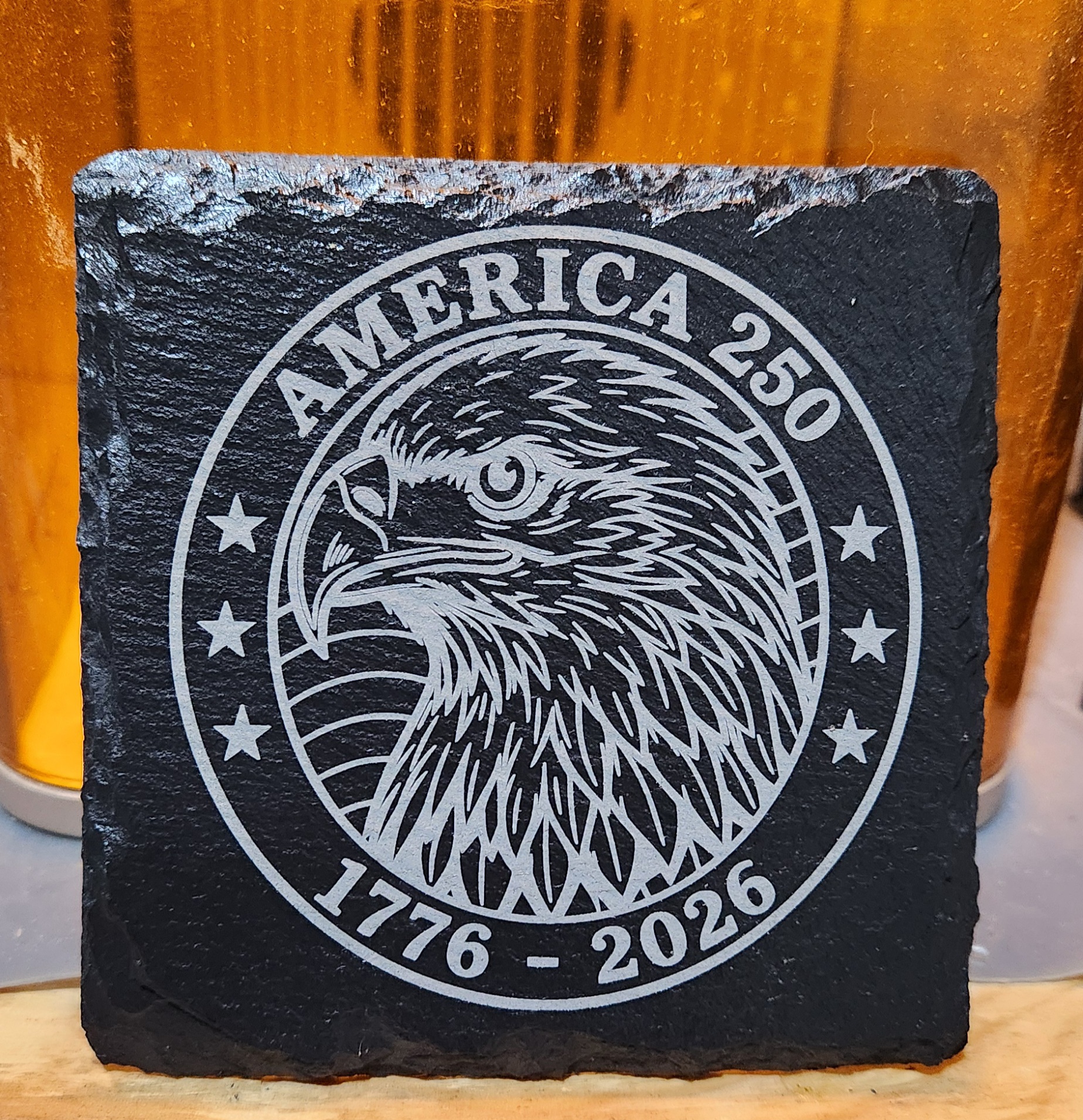 America 250 Eagle Gedenk-Schieferachterbahn instruction: step 1 -