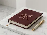 [Laser cut and engrave] Refined AK Ligature Monogram Logo