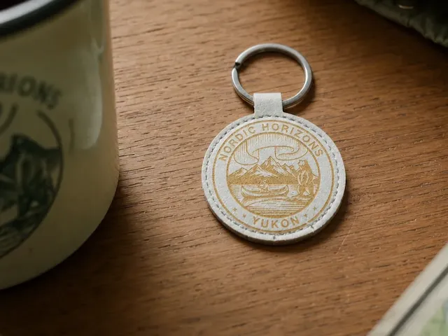 porte clés rond logo promotionnel