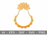 [Laser cut and engrave] Pear - Laser Cutting Design Bundle
