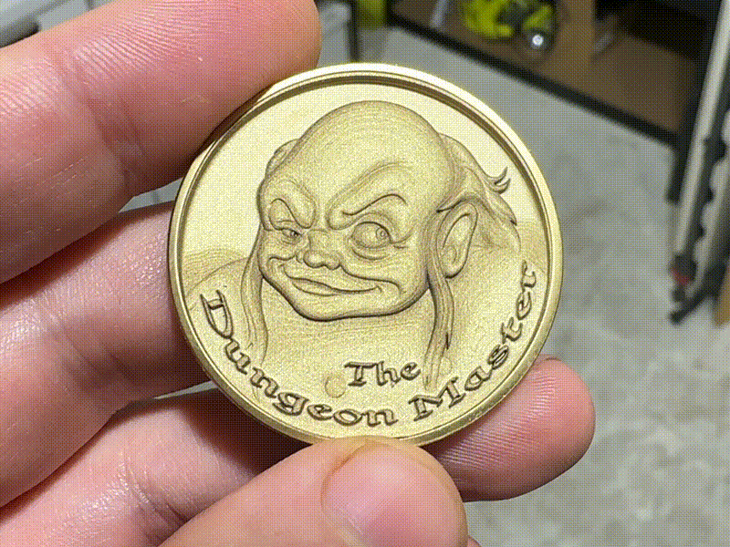 The Dungeon Master Commemorative/Challenge Coin