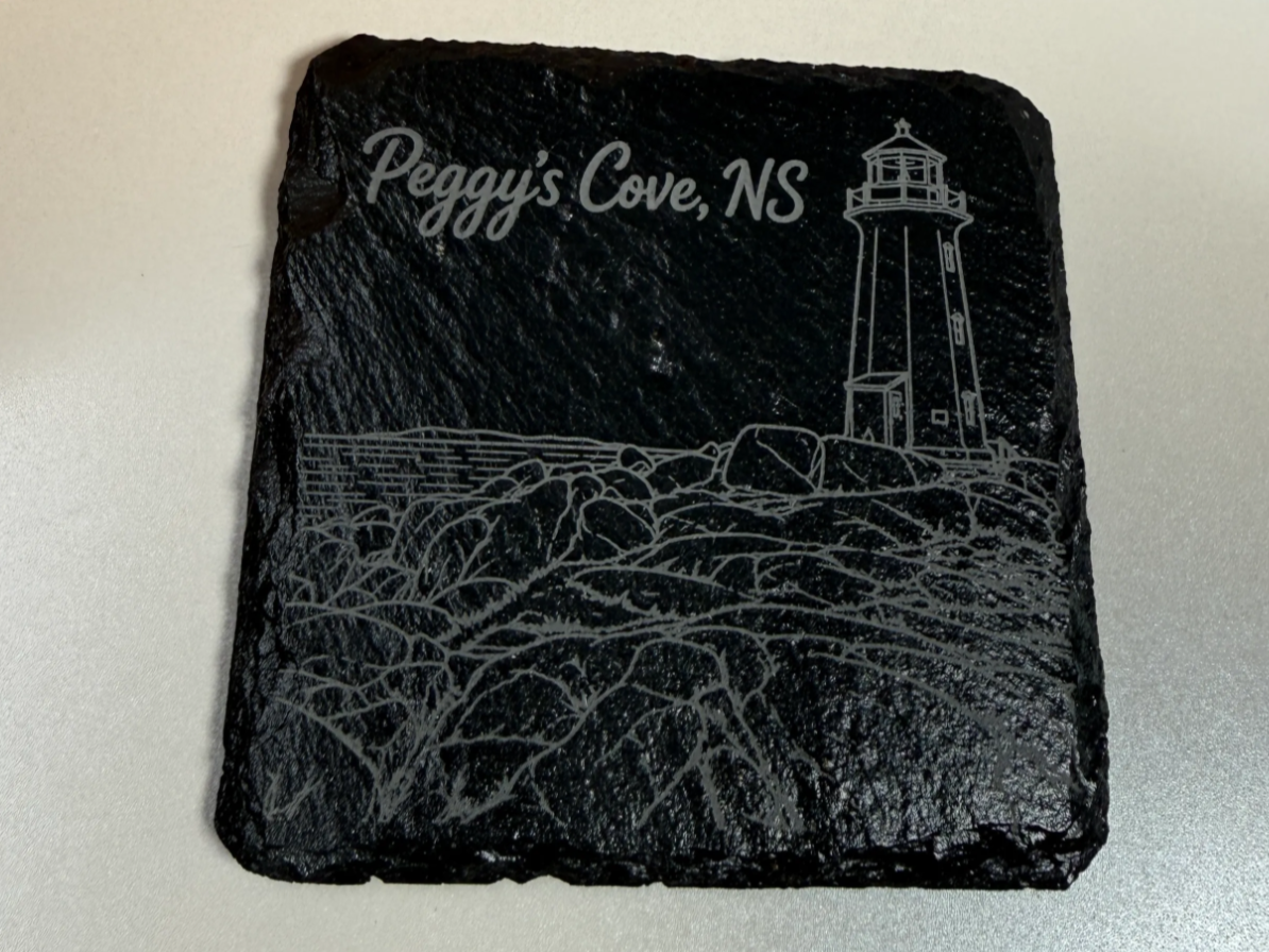 Peggy's Cove, Nova Scotia Slate Coaster