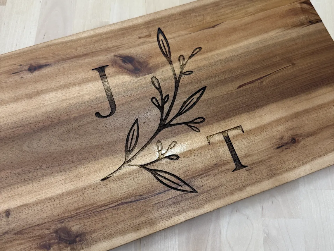 Floral initials