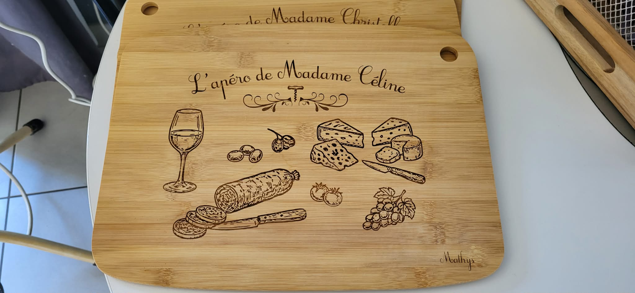 Custom Bamboo Cutting Board for Appetizer instruction: step 1 - 