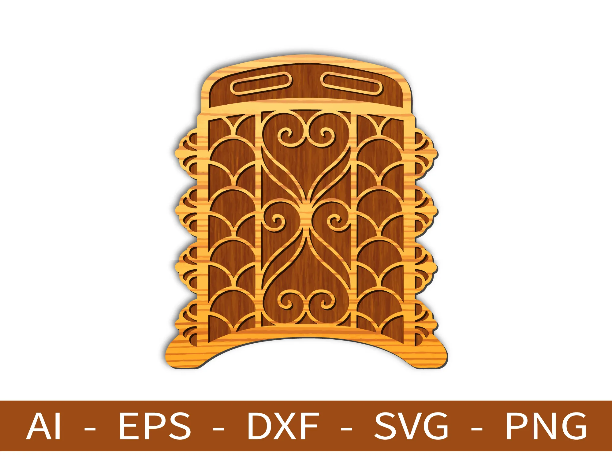Mail Holder - Decorative Laser Cut Design