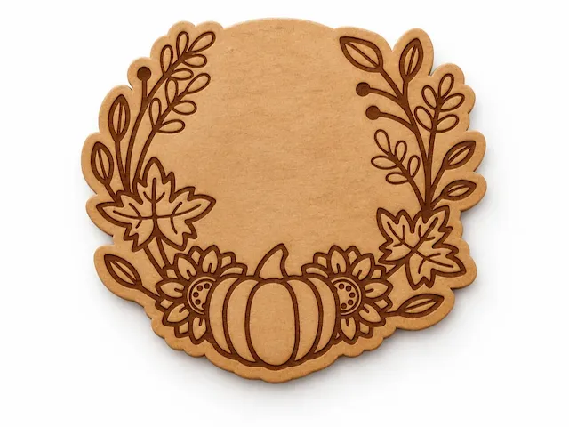 Autumn Pumpkin and Sunflower Wreath Sign