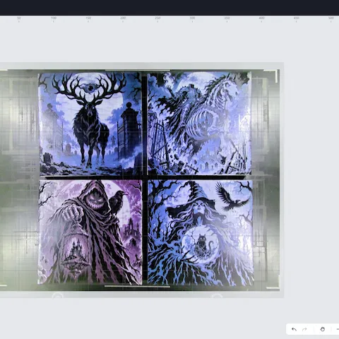 painted ceramic tile