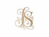 [Laser cut and engrave] JS Elegant Wedding Monogram – Graceful J & S Interlocked Initials for Bridal Invitations, Acrylic Signs, Cake Toppers, Engraving & Laser Cut Décor
