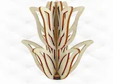 [Laser cut and engrave] Birthday Card Tulip Laser Cut Template, Design Greeting Cards, Laser Cutting Project