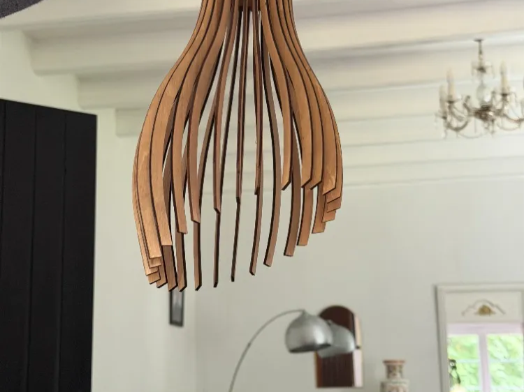 Luminaire en tilleul