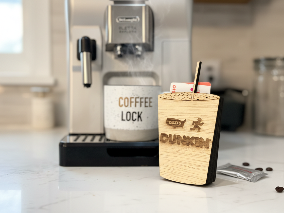 Dunkin Dads Coffee Cup Gift Card Holder