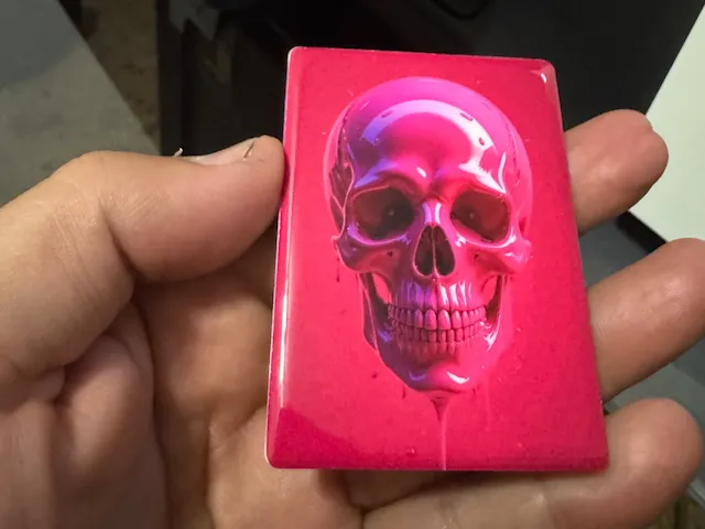 Calavera rosa