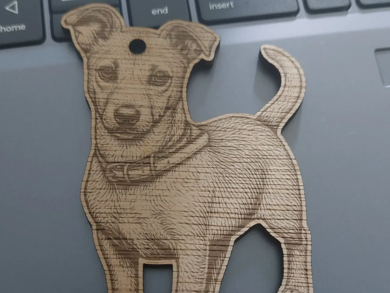 [Laser cut and engrave] Jack Russell Terrier Dog Wooden Ornament