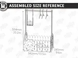 [Laser cut and engrave] Personalized Baby Keepsake Storage Organizer with Hanging Clothes Rack Laser Cut Bundle. Baby Shower Closet Crate