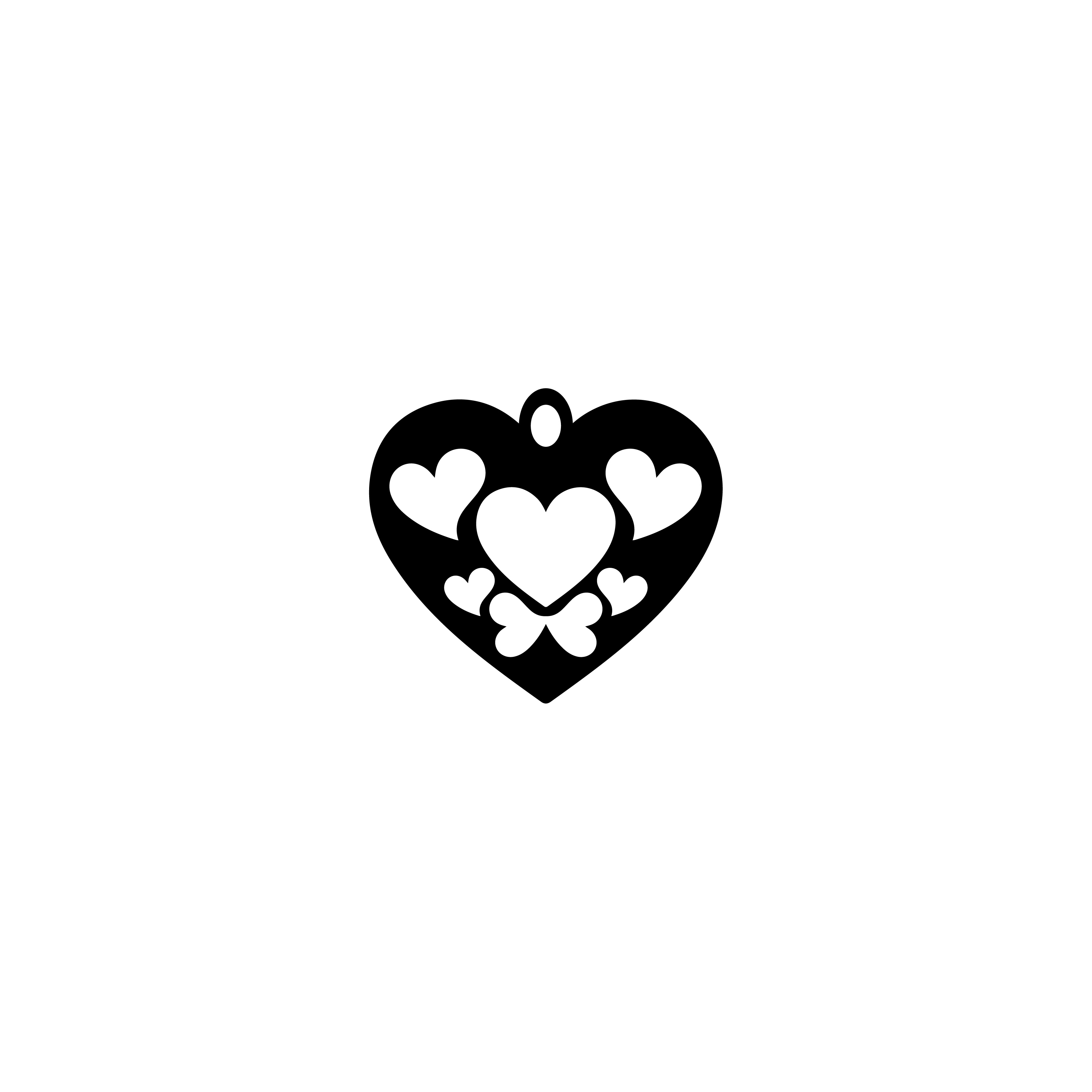 [Laser cut and engrave] Heart-Shaped Wooden Dangle Earrings with Cutout Patterns