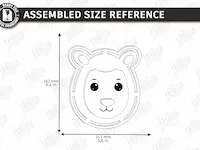 [Laser cut and engrave] Animal and Character Wall Hangings with Yarn Manes Laser Cut Bundle. Kids Laser. Nursery Decor