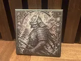[Laser cut and engrave] Samurai Warrior Painted Tile