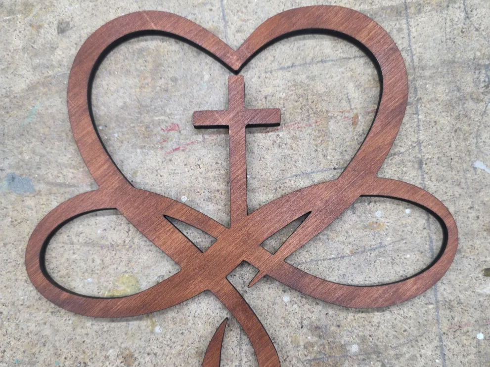 Infinity Heart with Cross