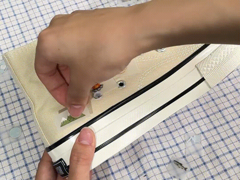 Camping-Themed Embellished Canvas Shoes 🏕️