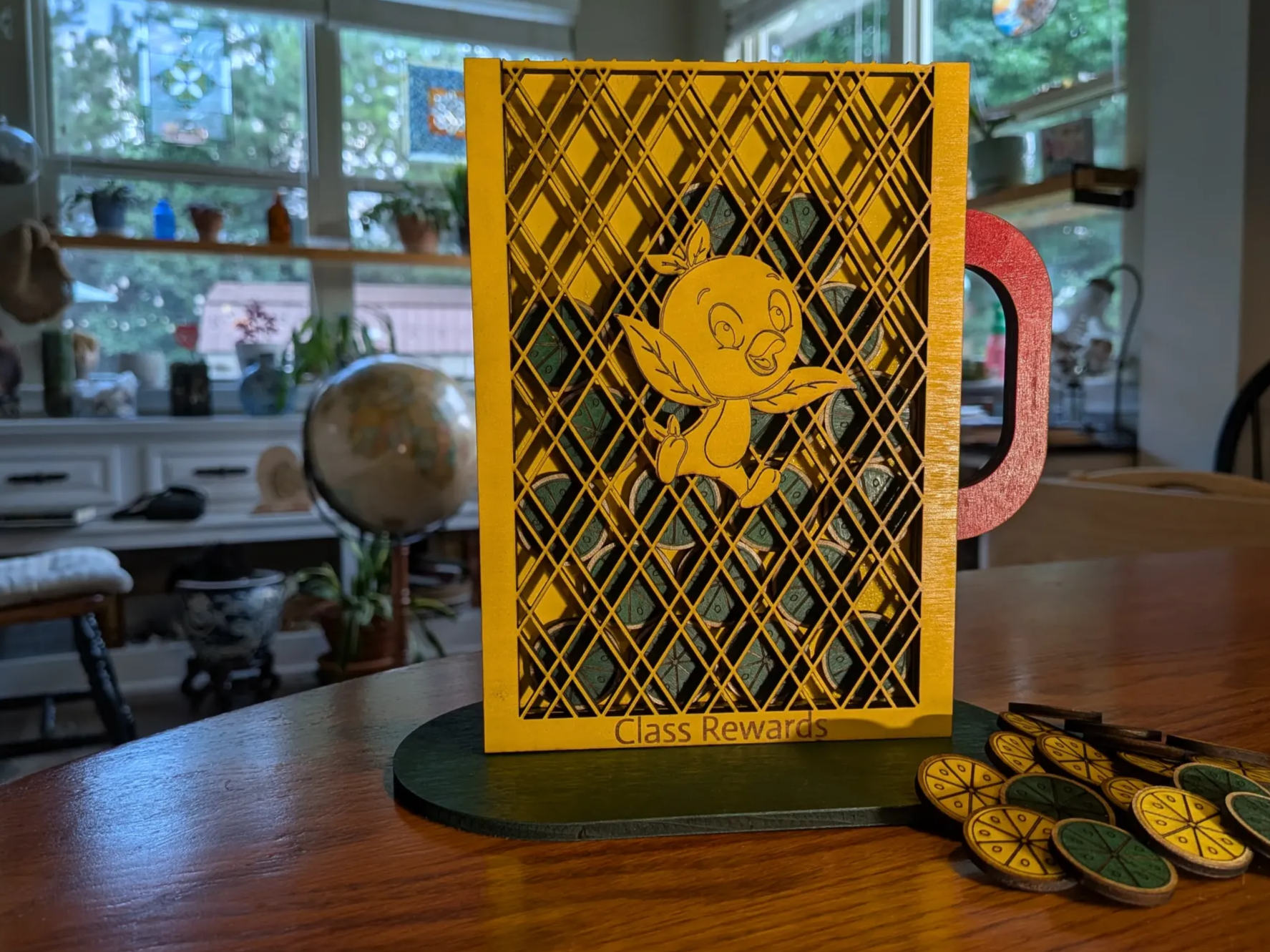 Class Room Rewards MUG, Laser Cut and Engraved