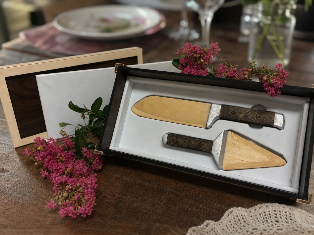 Wedding Knife/Server with Keepsake Box