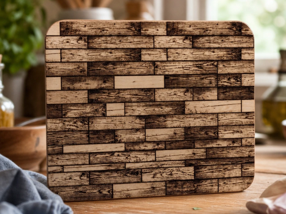 rustic plank pattern - e.g. for toy house / cutting board