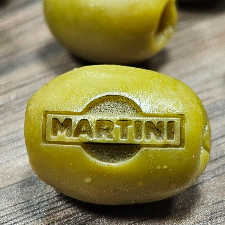 Fruta verde de oliva
