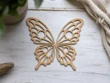 [Laser cut and engrave] Intricate Butterfly Wing Wall Art Cutout
