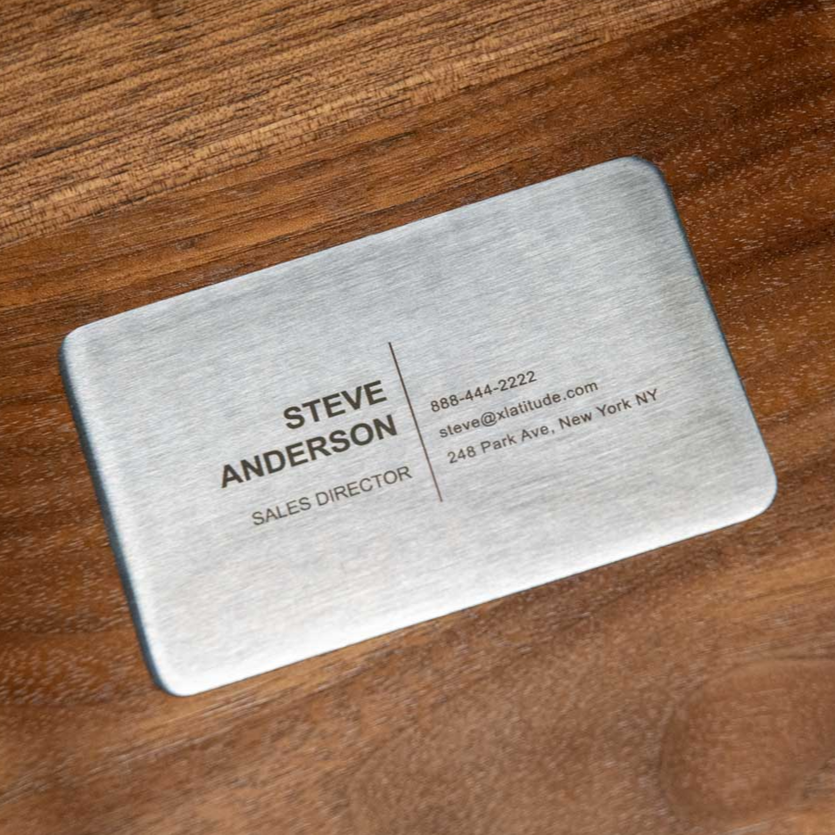 304 Stainless Steel (Tarjeta de Visita)