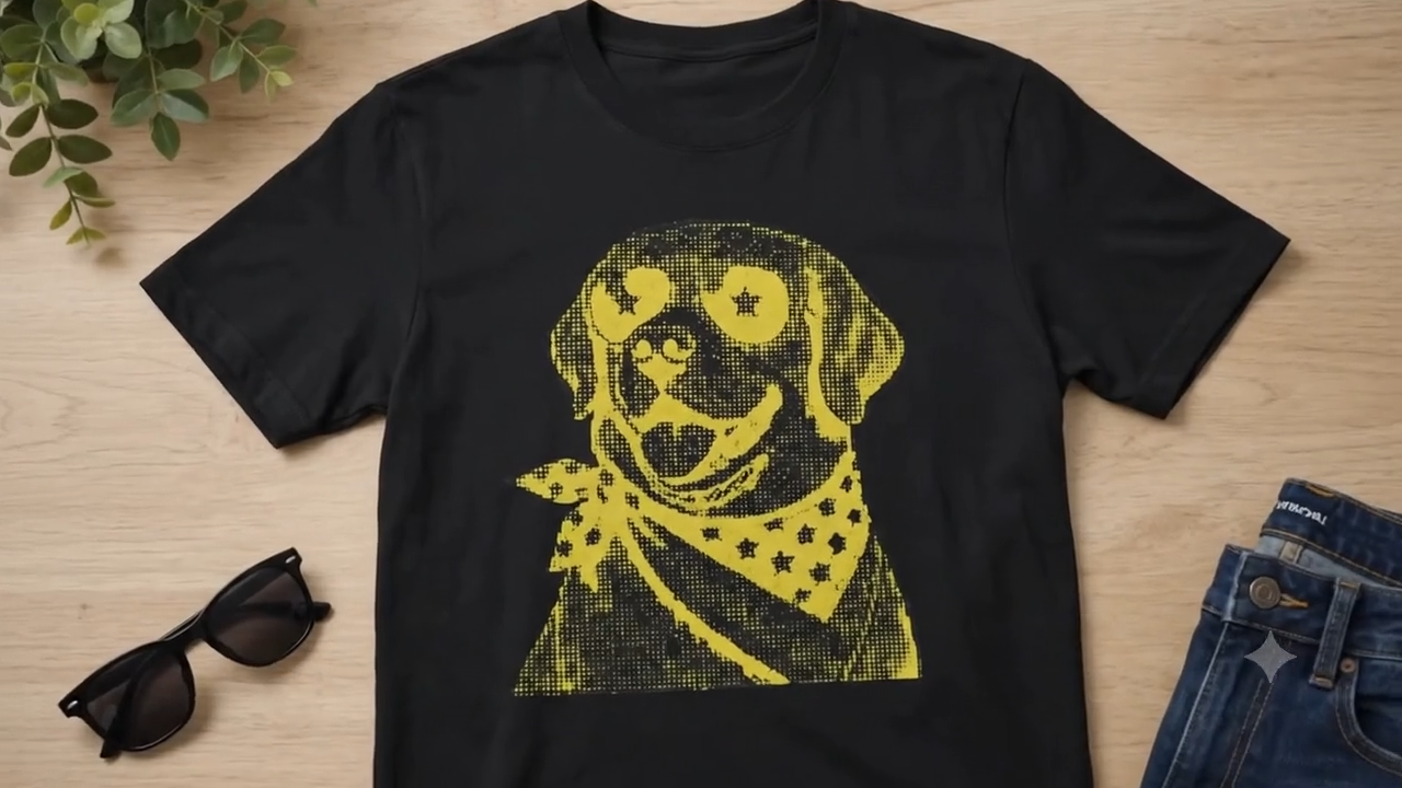 Halftone to 3D Printed T-Shirt Transfer Using Atomm AIMake Editor and Bambu P1S