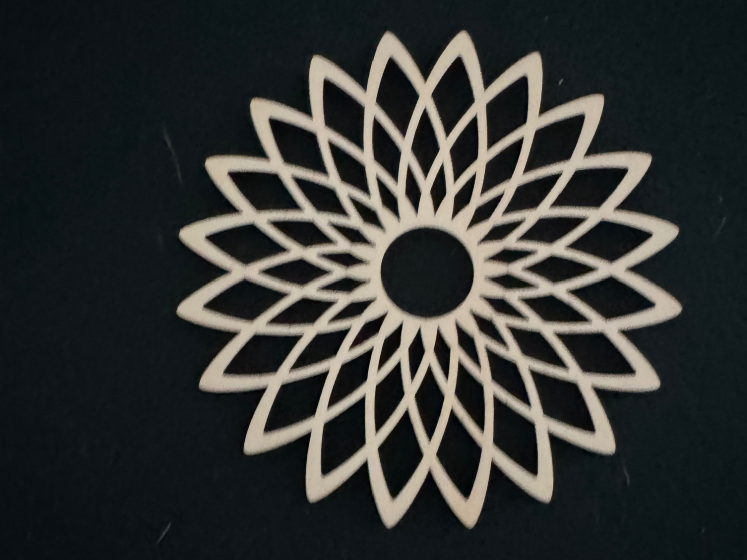 Geometric Flower Mandala Wall Art