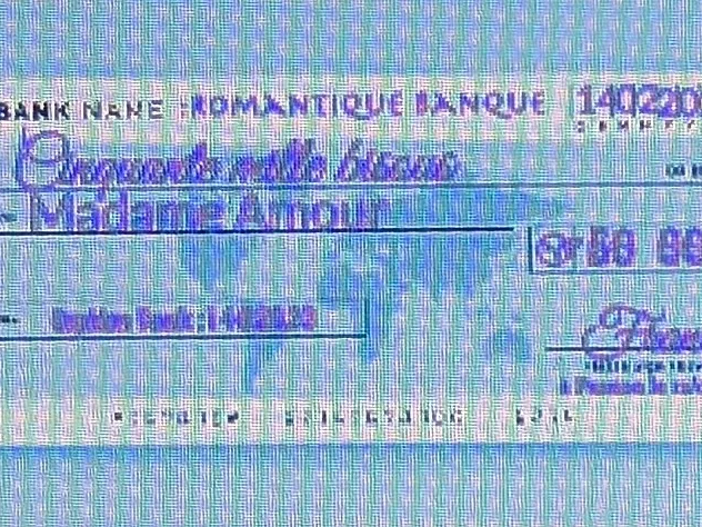 un cheque cadeau (en bois)