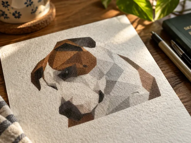 Geometric image of my pup